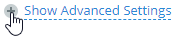 Show Advanced Settings